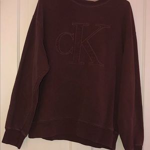 Brown Vintage Calvin Klein crewneck